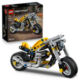 LEGO Technic Yellow Motorbike model kit 42225, imported from the UK