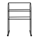 Argos Home freestanding black curved towel rail - British product