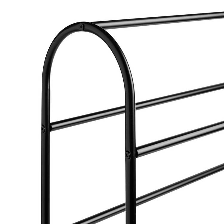 Argos Home freestanding black curved towel rail - British product