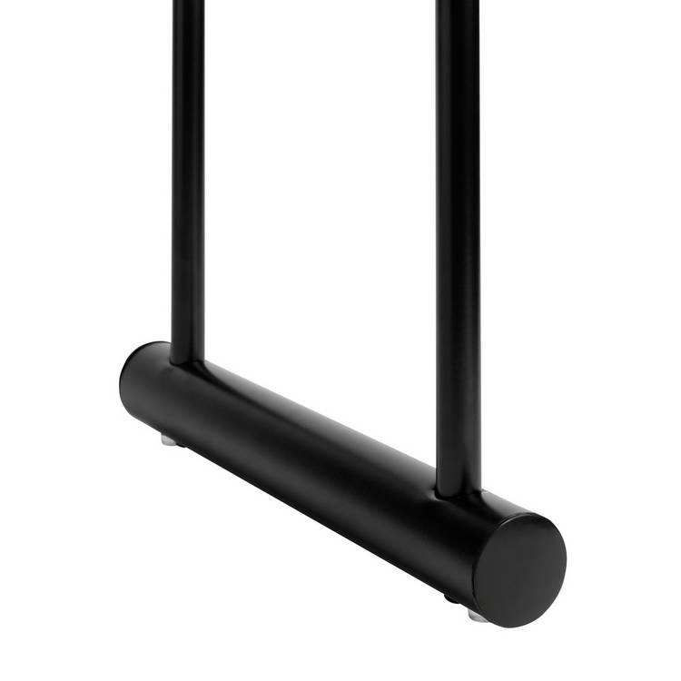 Argos Home freestanding black curved towel rail - British product