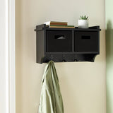 Argos Home coat rack with 2 fabric storage boxes 50cm wide, imported from the UK