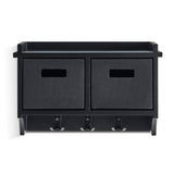 Argos Home coat rack with 2 fabric storage boxes 50cm wide, imported from the UK
