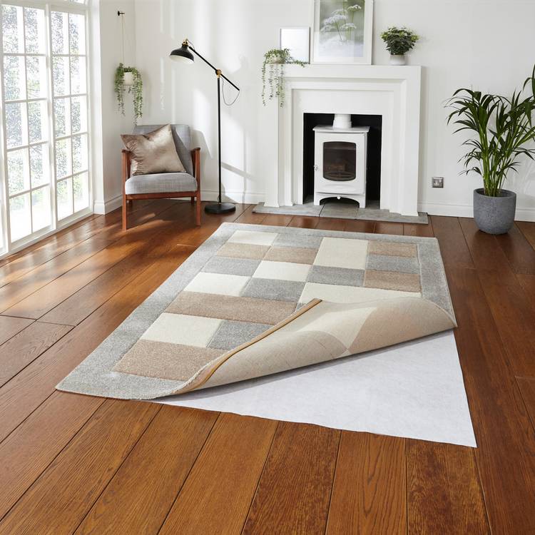 Think Rugs fleece anti-slip rug underlay 60x120cm (British brand)