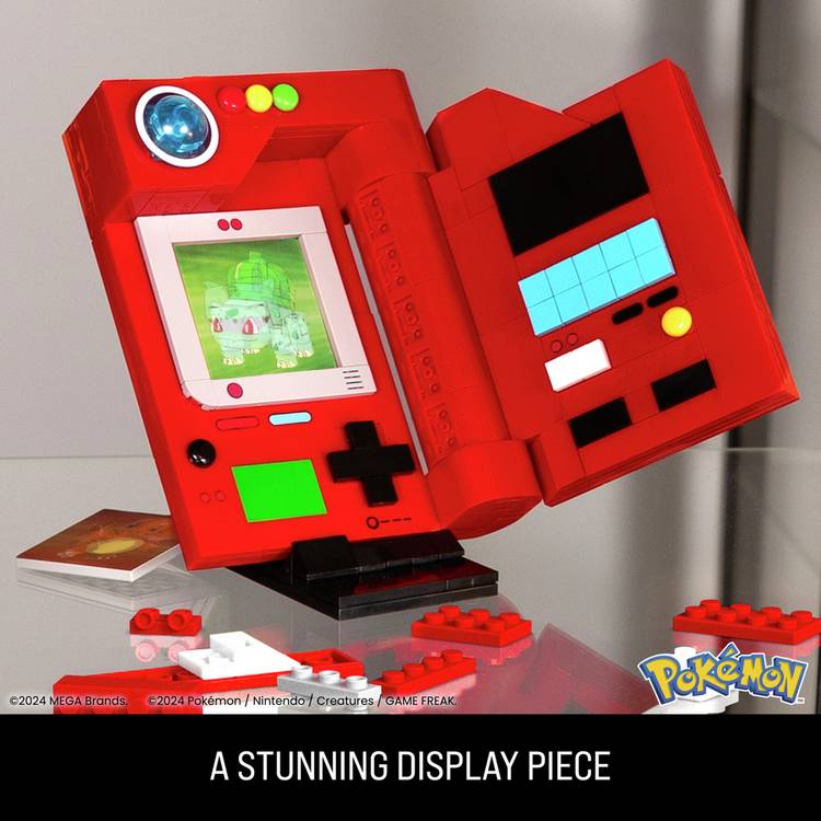MEGA Pokémon Kanto Pokédex building toy, UK version