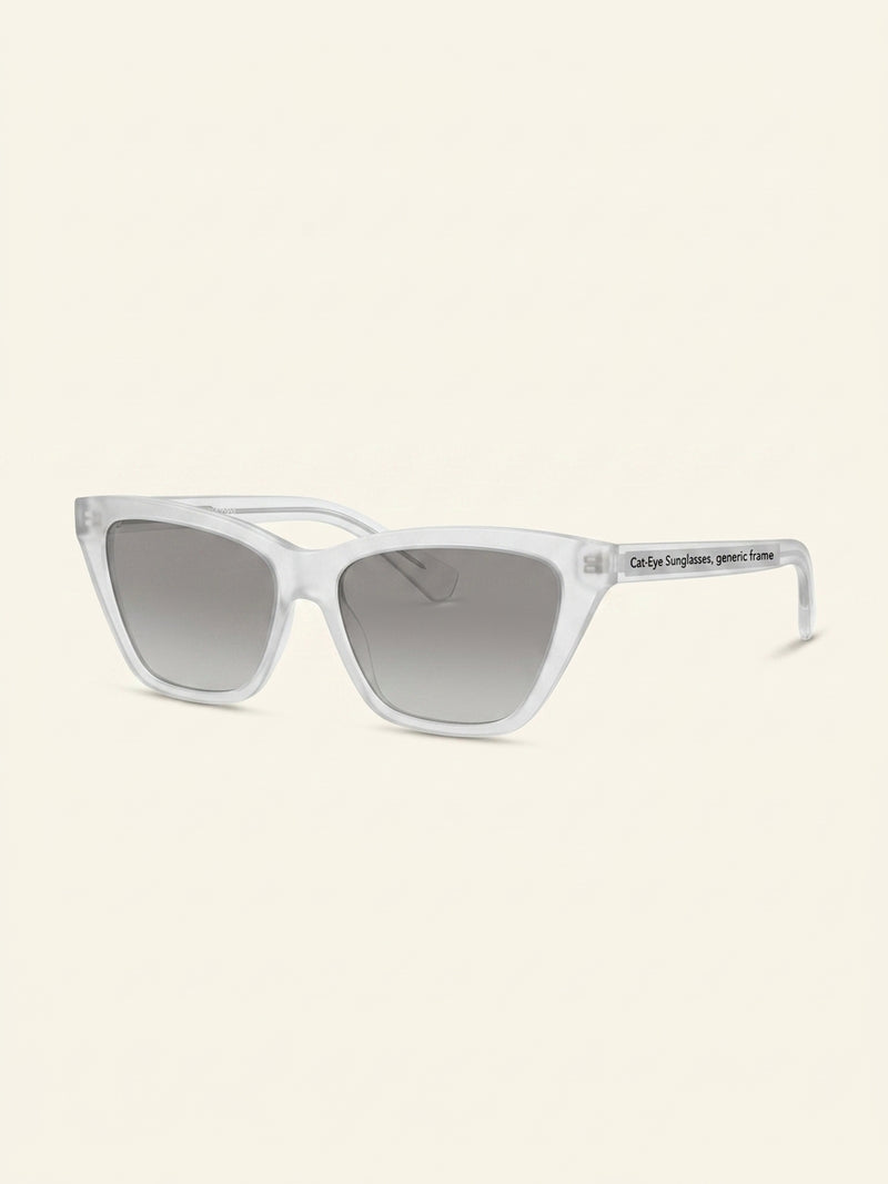 Burberry cat eye polarised sunglasses with gradient lenses, UK version