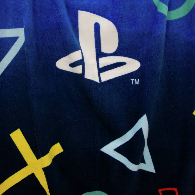 PlayStation blue beach towel 75x150 cm - British product