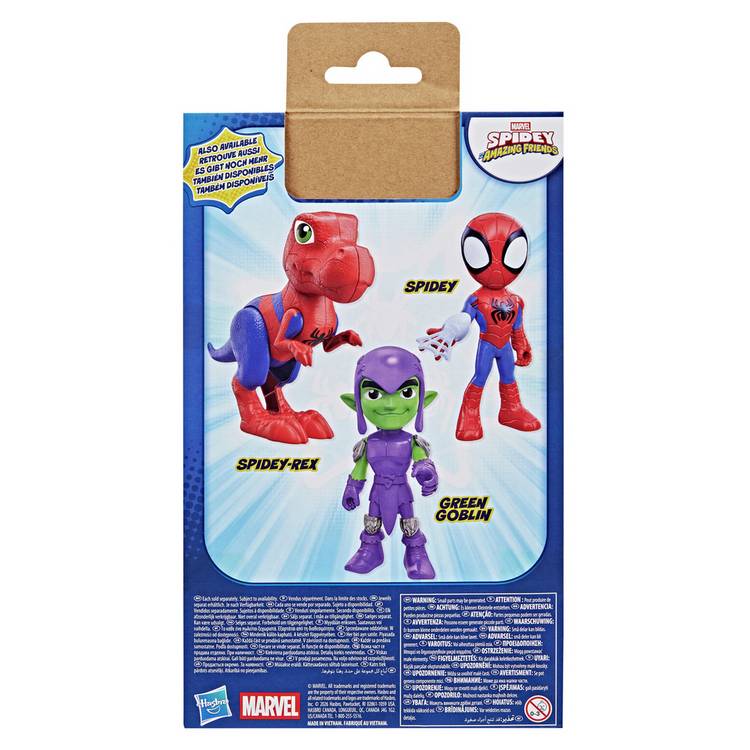Marvel Spidey-Rex supersized dinosaur toy 29cm, imported from the UK