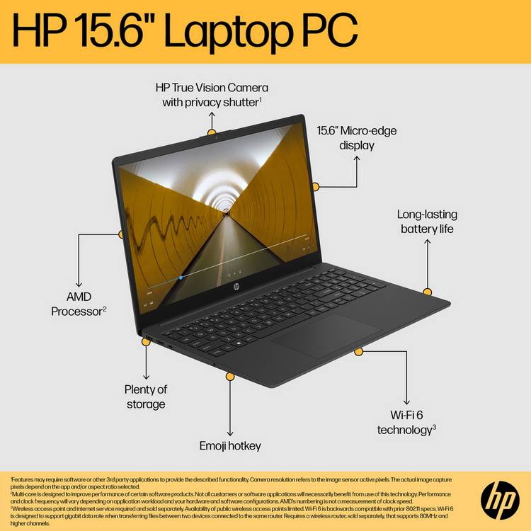 HP 15-fc0078na laptop 15.6 inch - British product
