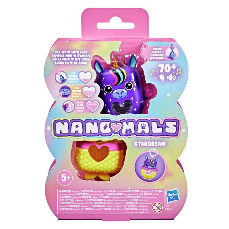 Nanomals Stardream Midnight Unicorn interactive toy - British product