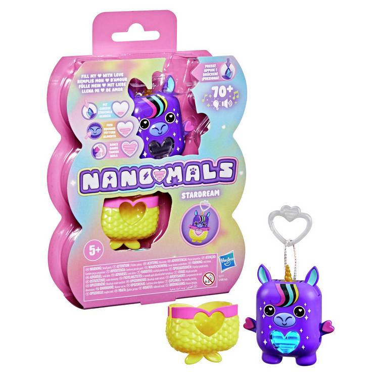 Nanomals Stardream Midnight Unicorn interactive toy - British product