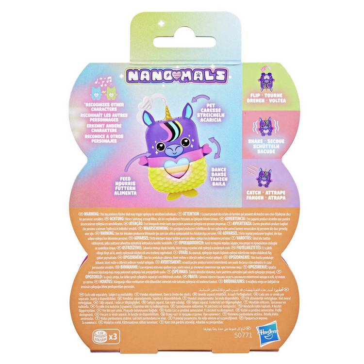 Nanomals Stardream Midnight Unicorn interactive toy - British product