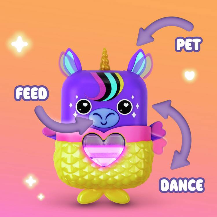 Nanomals Stardream Midnight Unicorn interactive toy - British product