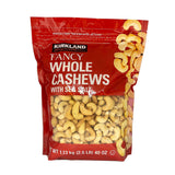 Kirkland Signature salted cashews 1.13kg, UK version