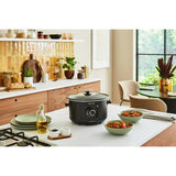 Morphy Richards Easy Time 3.5L black slow cooker, imported from UK