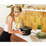 Morphy Richards Easy Time 3.5L black slow cooker, imported from UK