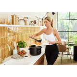 Morphy Richards Easy Time 3.5L black slow cooker, imported from UK