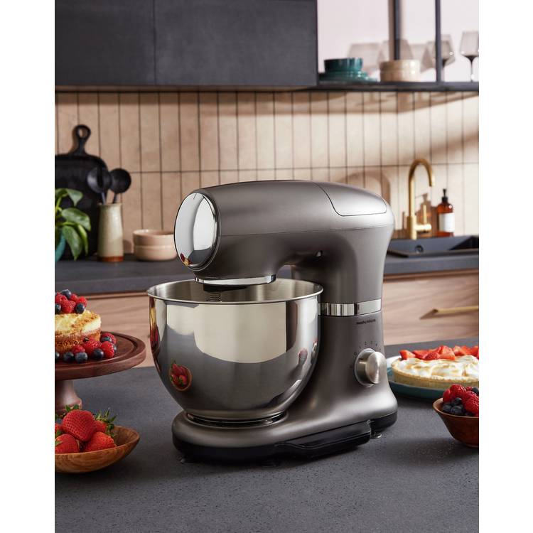 Morphy Richards die-cast mixer 5.5L grey, imported from the UK