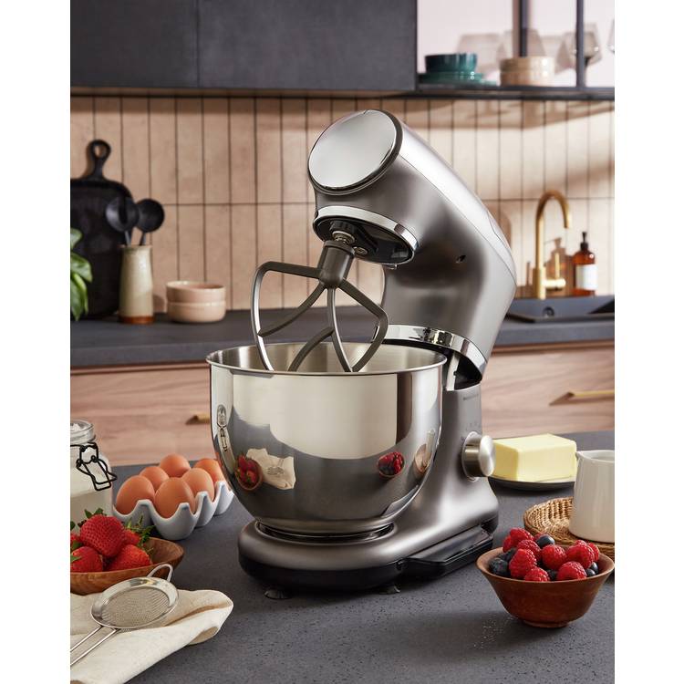 Morphy Richards die-cast mixer 5.5L grey, imported from the UK