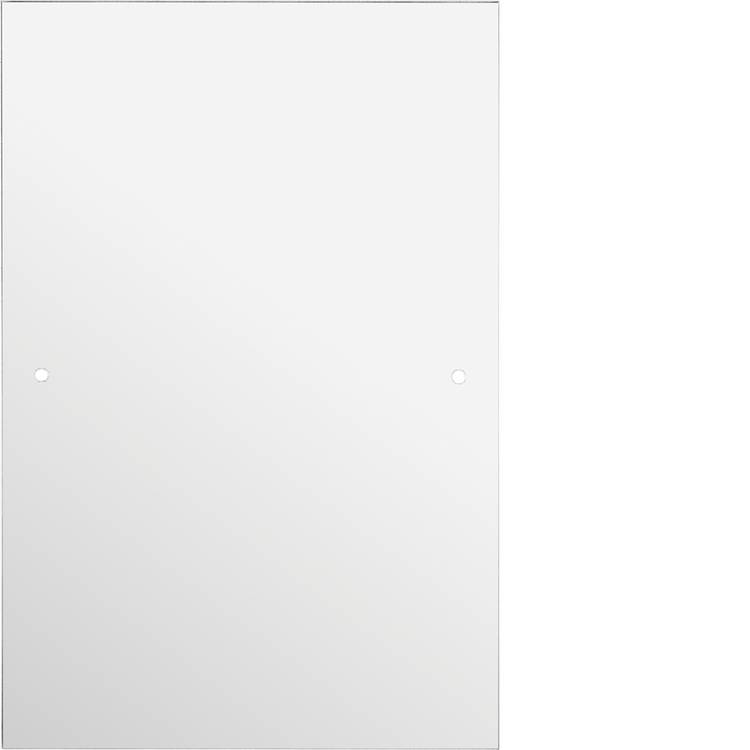 Argos Home white drilled bathroom wall mirror 45x30cm, UK version