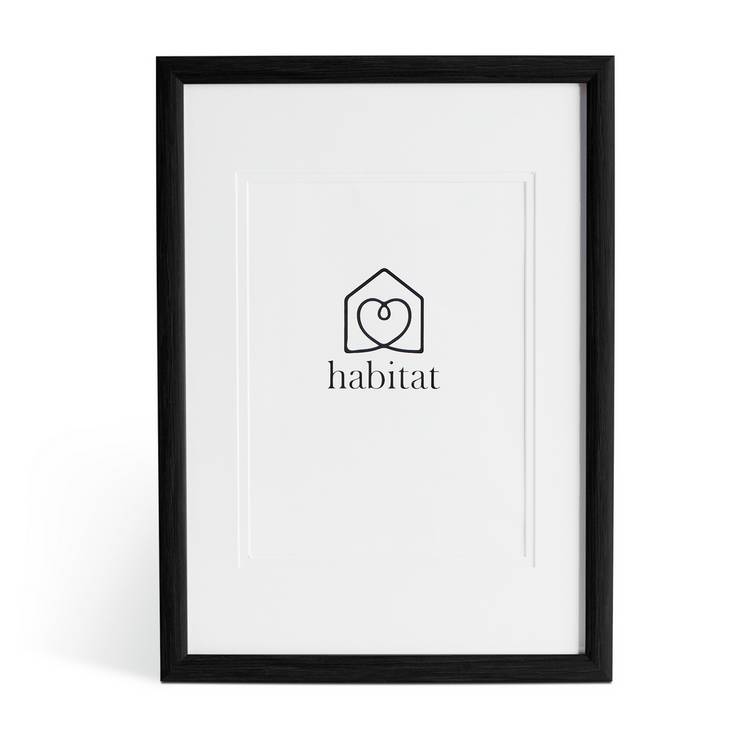 Habitat black picture frame A4 8x12, imported from the UK