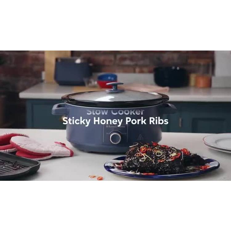 Russell Hobbs slow cooker soft navy 7L - British product