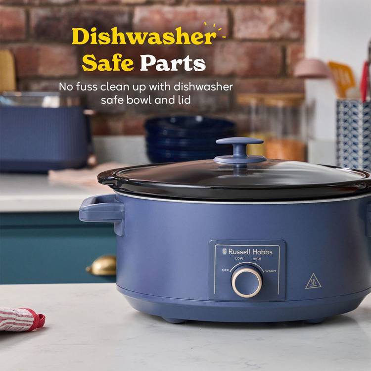 Russell Hobbs slow cooker soft navy 7L - British product