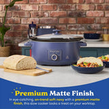 Russell Hobbs slow cooker soft navy 7L - British product