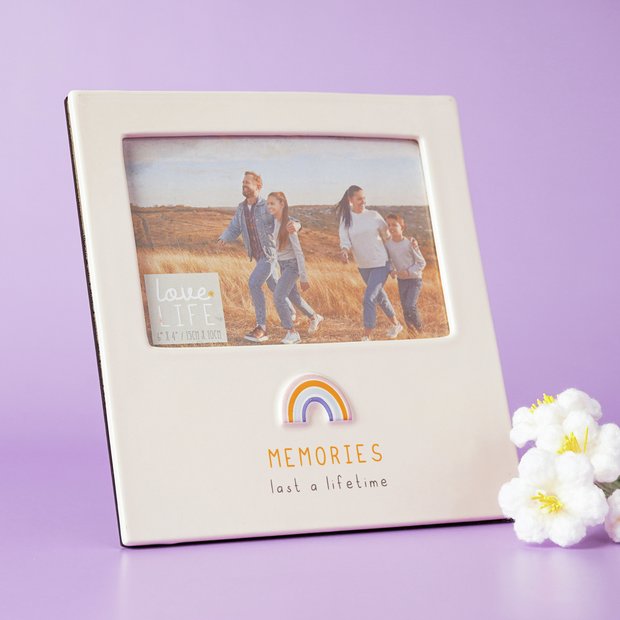 Widdop Love Life ceramic photo frame 4x6 memories imported from the UK