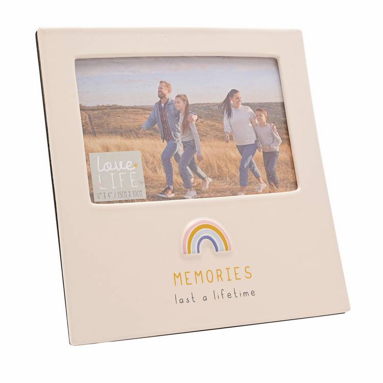 Widdop Love Life ceramic photo frame 4x6 memories imported from the UK
