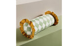 Habitat Harlequin cushion green 50x20cm, imported from the UK