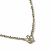 Liars & Lovers crystal flower necklace (British brand)