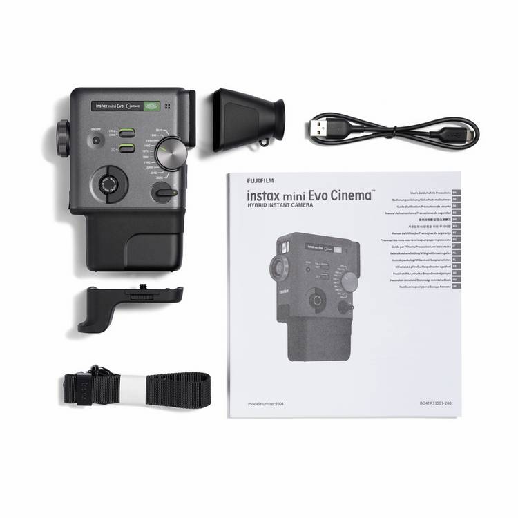 instax mini Evo Cinema instant camera Black (British brand)