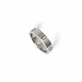 Revere Freedom stainless steel heart ring small, UK version