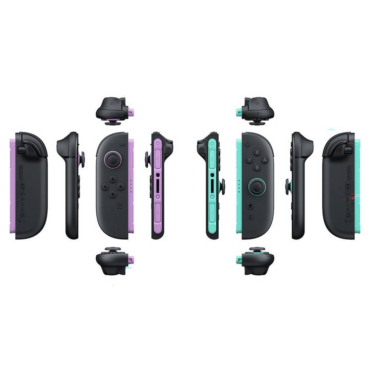 Nintendo Joy-Con 2 controller pair Purple & Green, UK version