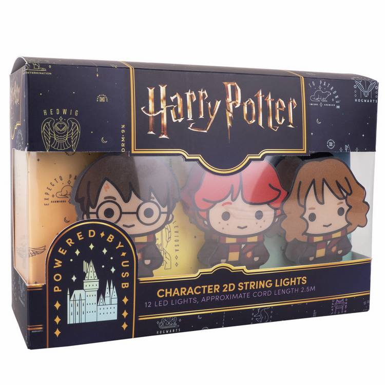 Harry Potter string light 2D characters 260cm, imported from the UK
