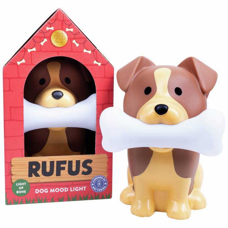 Fizz Creations Rufus the Dog mood light, UK version
