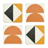 Argos Home Geo Corkback placemat coaster set, UK version