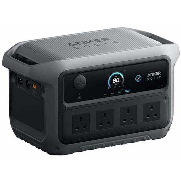 Anker SOLIX C2000 Gen 2 power station with PS60 solar panel 2048Wh, imported from the UK
