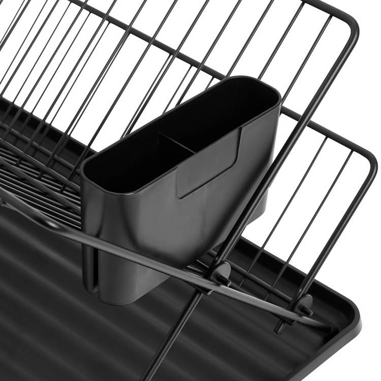 Argos Home black X-shaped dish rack, imported from the UK