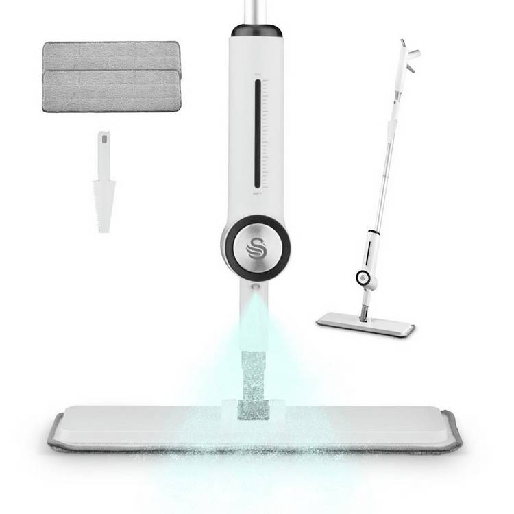 Swan 2-in-1 spray mop for hard floors, imported from the UK