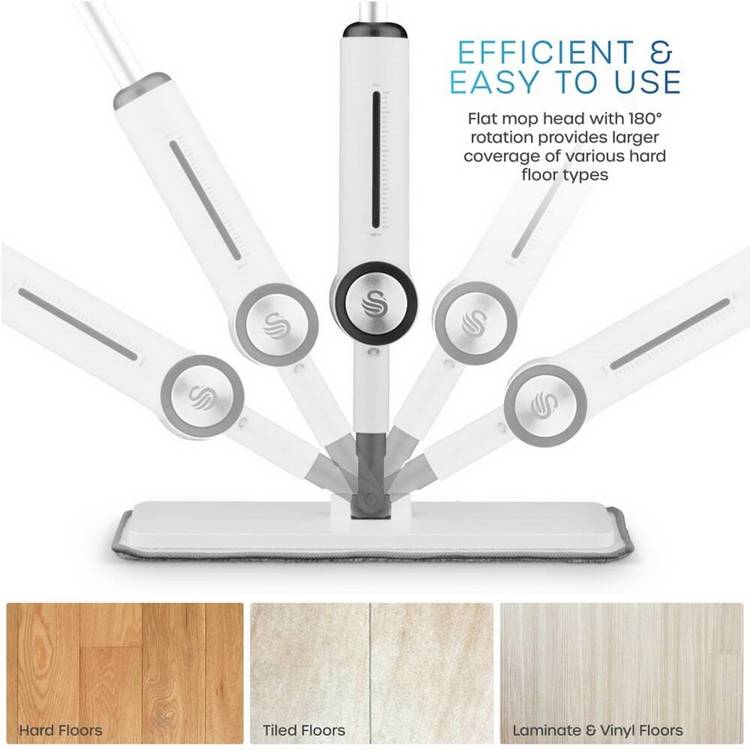 Swan 2-in-1 spray mop for hard floors, imported from the UK