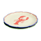 Argos Home stoneware Lemon & Lobster side plates, UK version