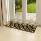 Argos Mighty Mats Chequerboard Black Patio Doormat 40x120cm- Buy online at McGrocer
