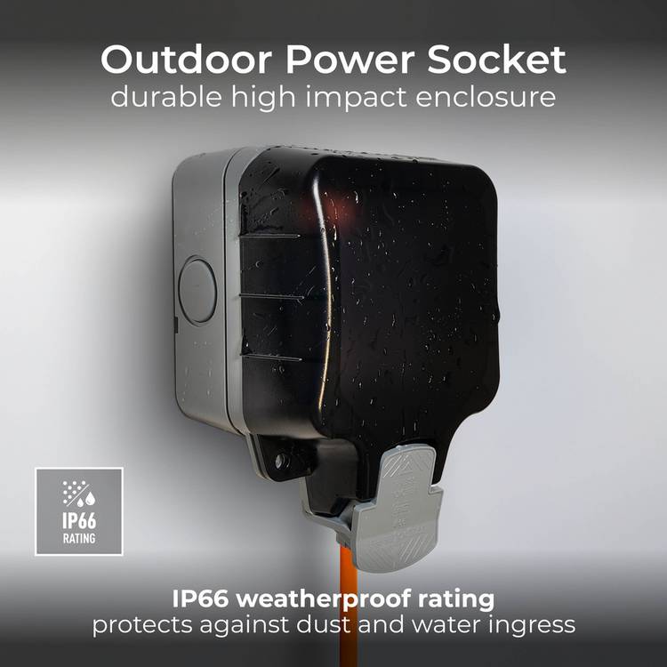 BG Electrical outdoor switched socket (British brand)