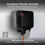 BG Electrical outdoor switched socket (British brand)