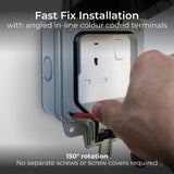 BG Electrical outdoor switched socket (British brand)