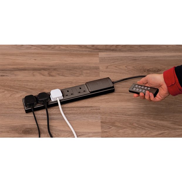 Eagle 5-gang surge protected extension lead with remote, UK version