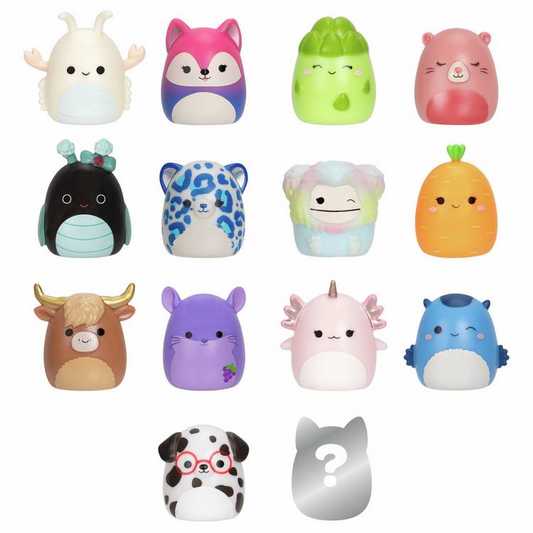 Squishmallows Squish-a-longs Series 6 14-pack mini figures (British brand)