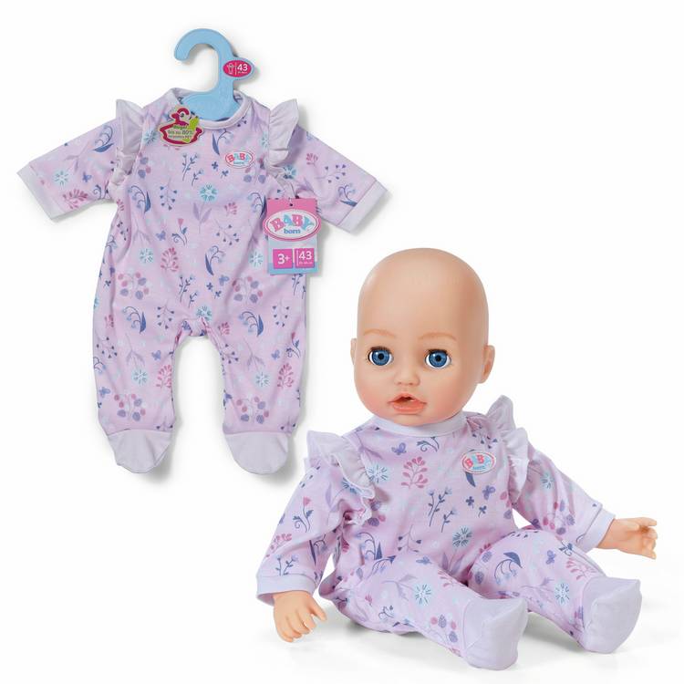 BABY born Pink Forest doll romper for 43cm dolls, imported from the UK