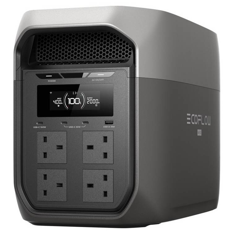 EcoFlow Delta 3 Max Plus power station 2048Wh, imported from the UK